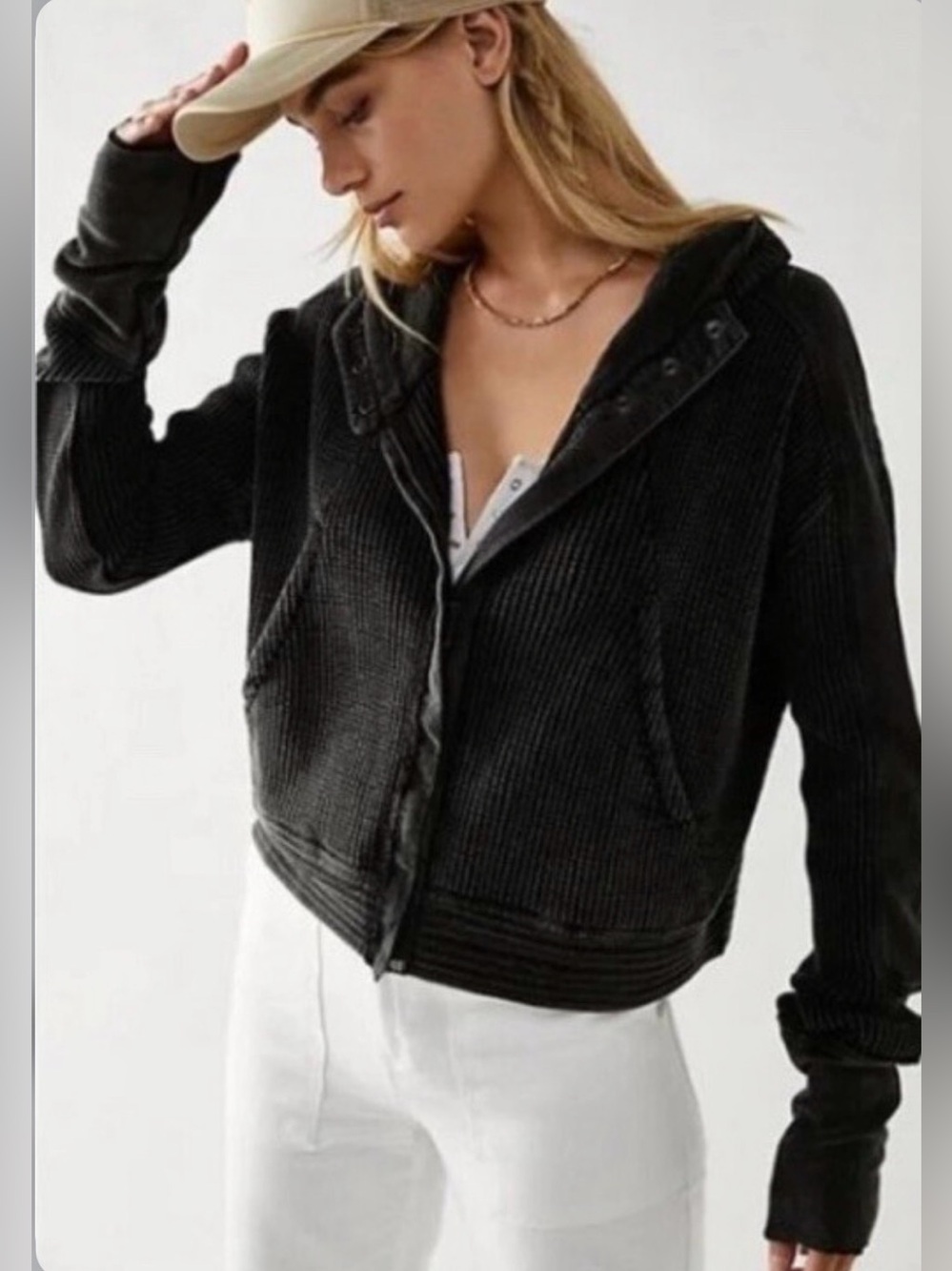 FP One Mason Hoodie in Black Size Small - C65-024